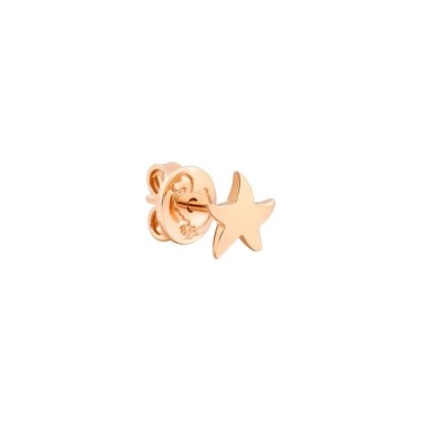 Orecchino stellina mini in oro rosa 9kt