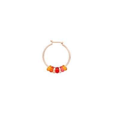 Orecchino Rondelle Arancio