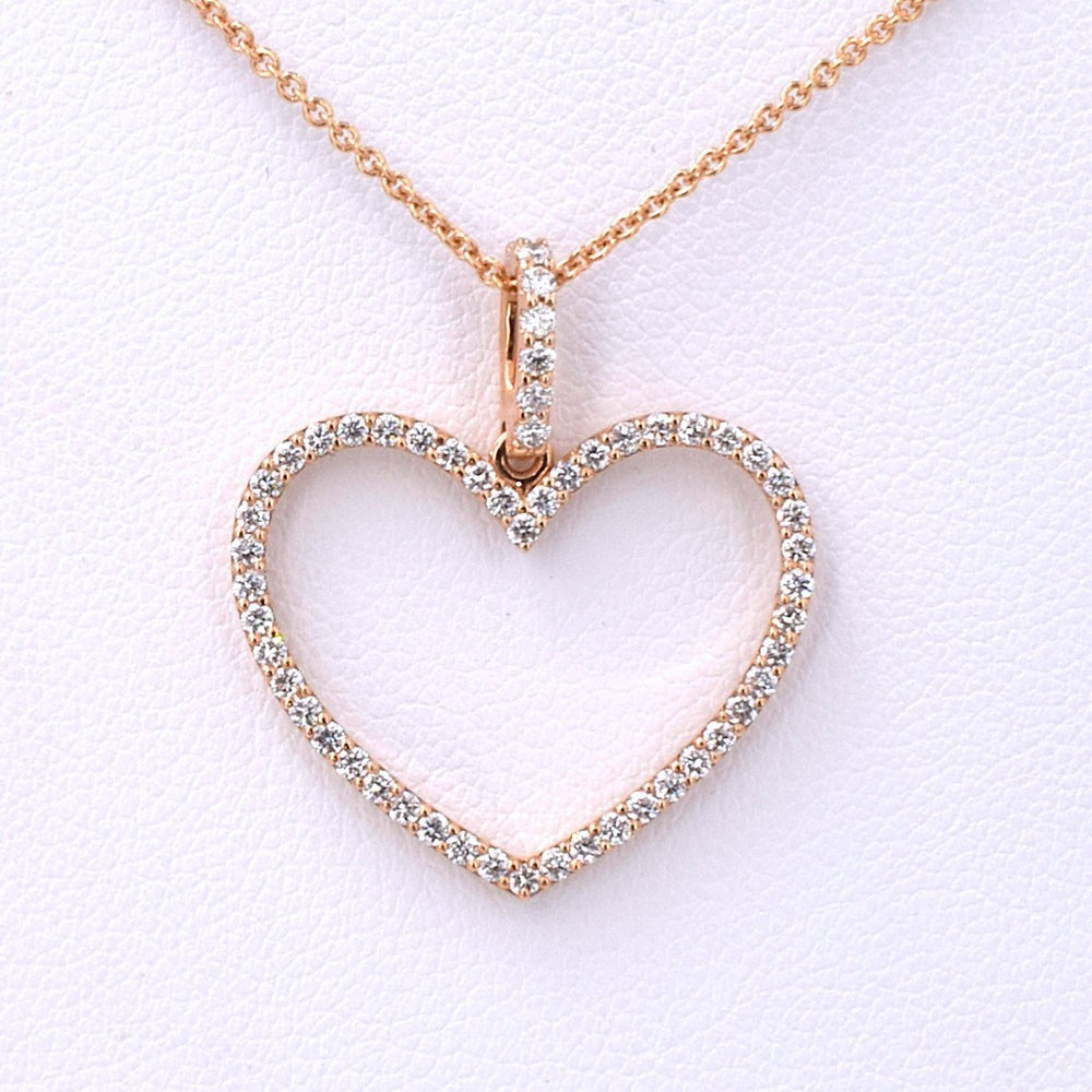 Collana cuore deals diamanti