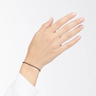 Bracciale Bollicine PVD Nero