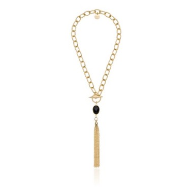 Collana Seta con pietra