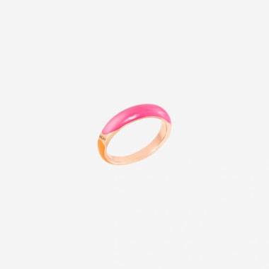 Anello Rondelle Arancio Rosa