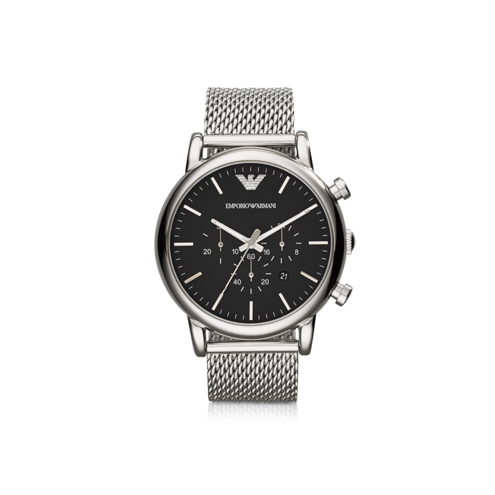 armani metal watch