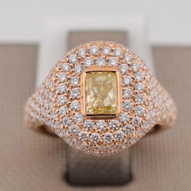 Anello mignolo in oro rosa