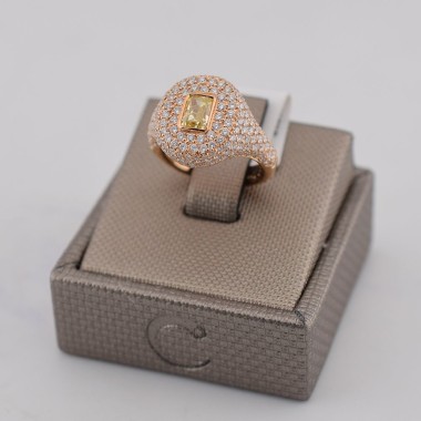 Anello mignolo in oro rosa