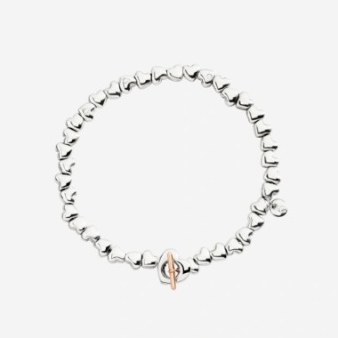 bracciale cuore argento