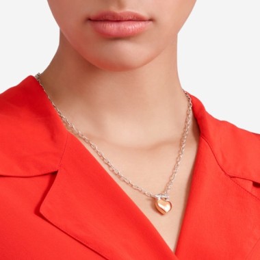 Collana cuore oro rosa &...