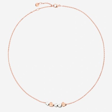 Collana cuore oro rosa &...