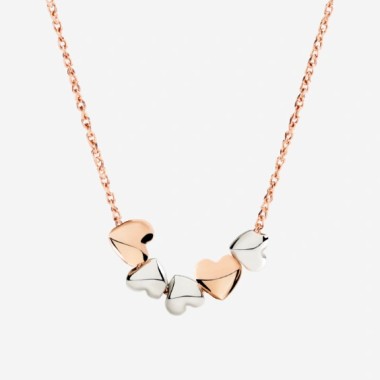 Collana cuore oro rosa &...