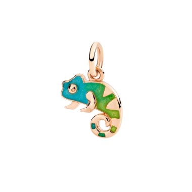 CIONDOLO CAMALEONTE ORO...