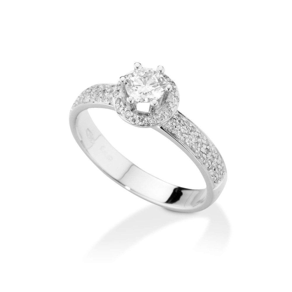 vestibilità classica selezione premium aspetto dettagliato Anello solitario Valori diamanti - Paradiso Gioielli vestibilità classica selezione premium aspetto dettagliato Anello solitario Valori diamanti - Paradiso Gioielli